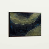 Abstract 217 Canvas Art 60 x 40 cm / Black