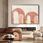Boho 217 Canvas Art 60 x 40 cm / Black