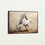Horses 217 Canvas Art 60 x 40 cm / Black