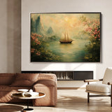Landscape 217 Canvas Art 60 x 40 cm / Black