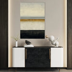 Abstract 2170 Canvas Art 60 x 40 cm / Black