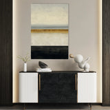 Abstract 2170 Canvas Art 60 x 40 cm / Black
