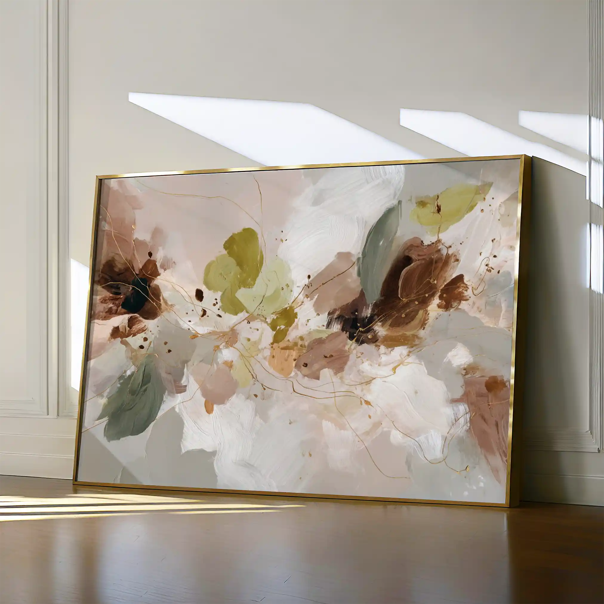 Abstract 2173 Canvas Art 60 x 40 cm / Black