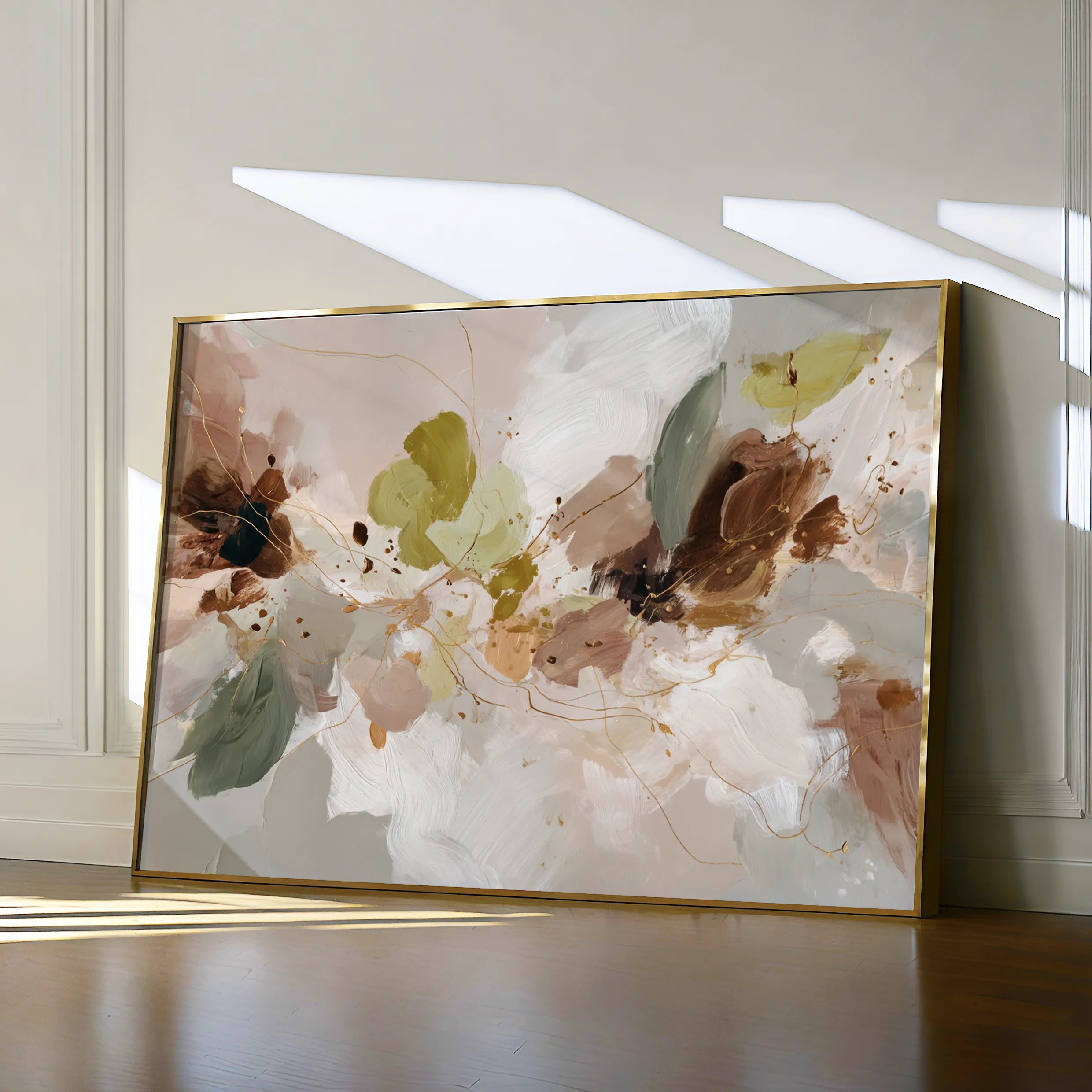 Abstract 2173 Canvas Art 60 x 40 cm / Black