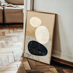 Abstract 2175 Canvas Art 60 x 40 cm / Black
