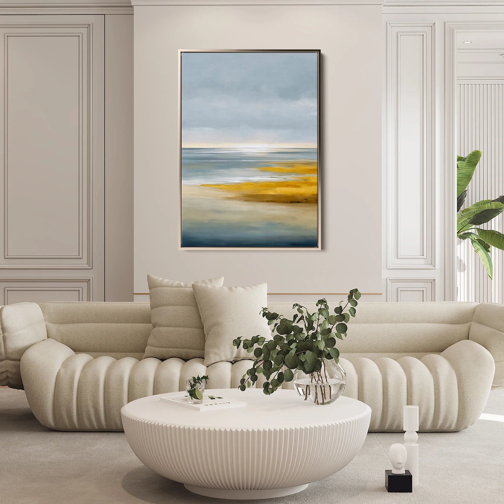 Abstract 2178 Canvas Art 60 x 40 cm / Black