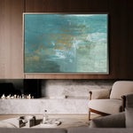 Abstract 218 Canvas Art 60 x 40 cm / Black