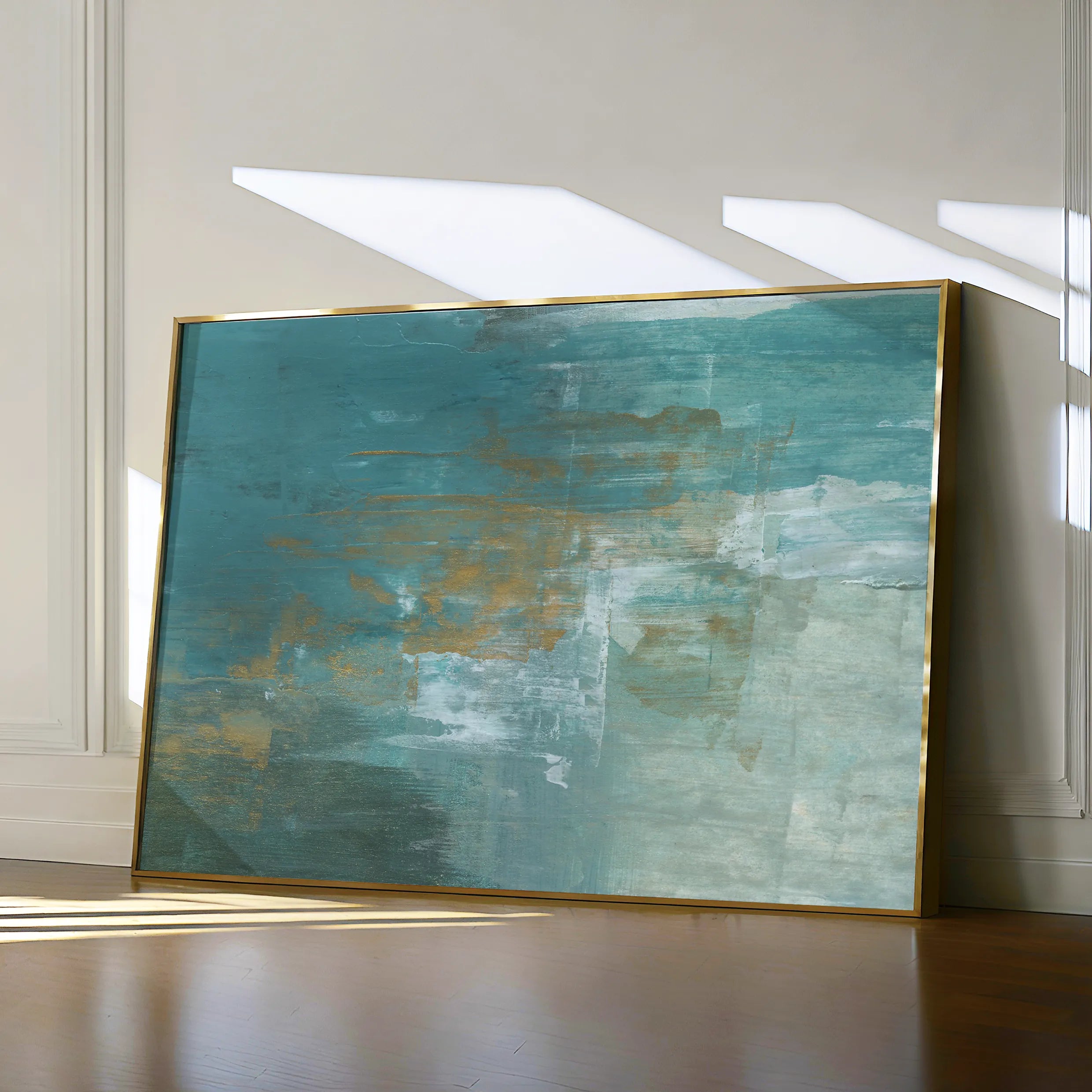 Abstract 218 Canvas Art 60 x 40 cm / Black