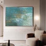 Abstract 218 Canvas Art 60 x 40 cm / Black