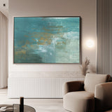 Abstract 218 Canvas Art 60 x 40 cm / Black