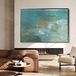 Abstract 218 Canvas Art 60 x 40 cm / Black