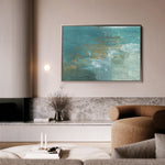Abstract 218 Canvas Art 60 x 40 cm / Black