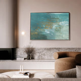 Abstract 218 Canvas Art 60 x 40 cm / Black
