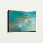 Abstract 218 Canvas Art 60 x 40 cm / Black