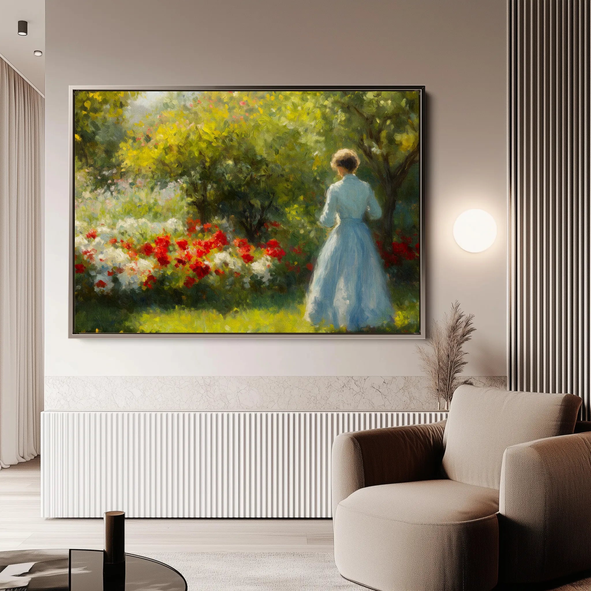 Landscape 218 Canvas Art 60 x 40 cm / Black