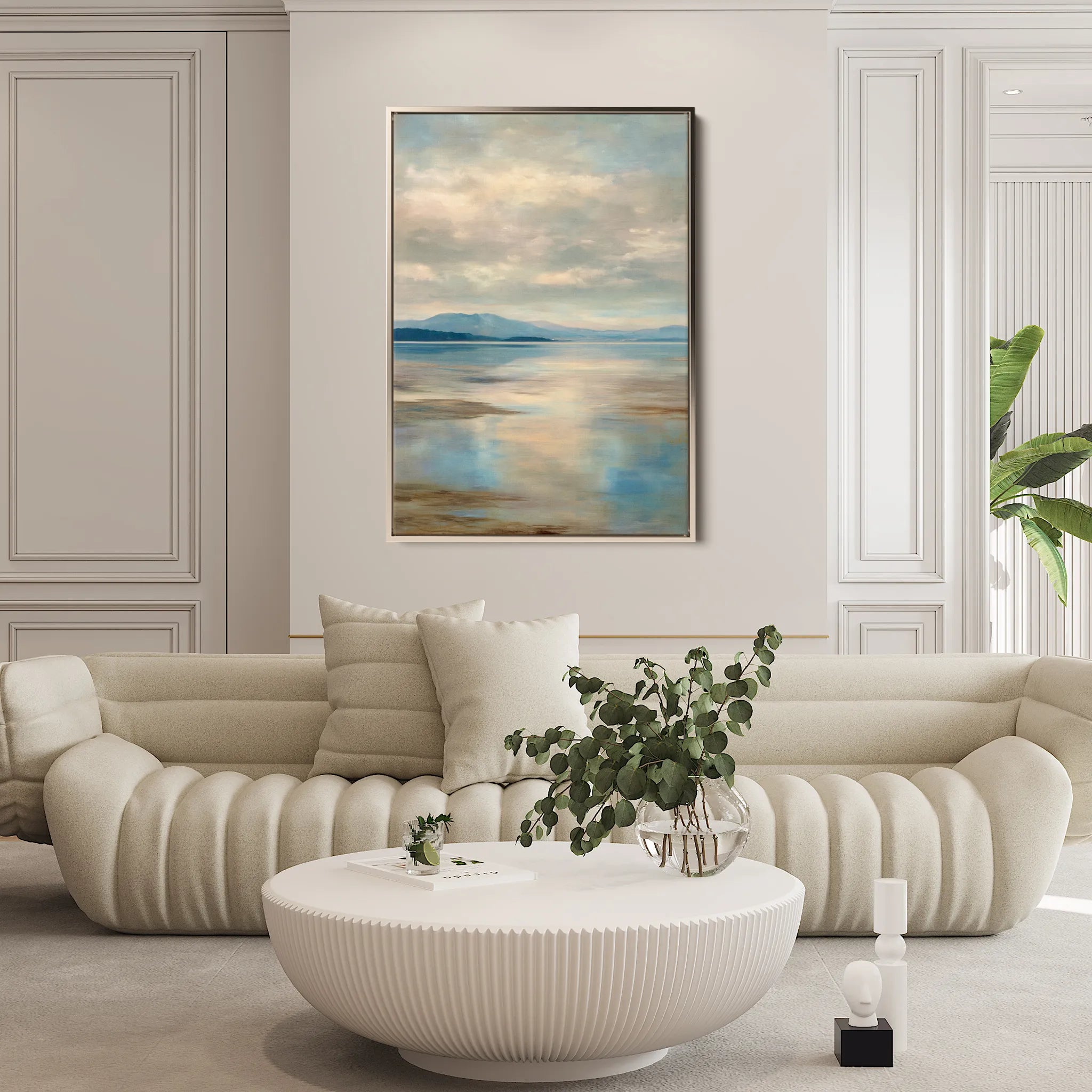 Abstract 2181 Canvas Art 60 x 40 cm / Black