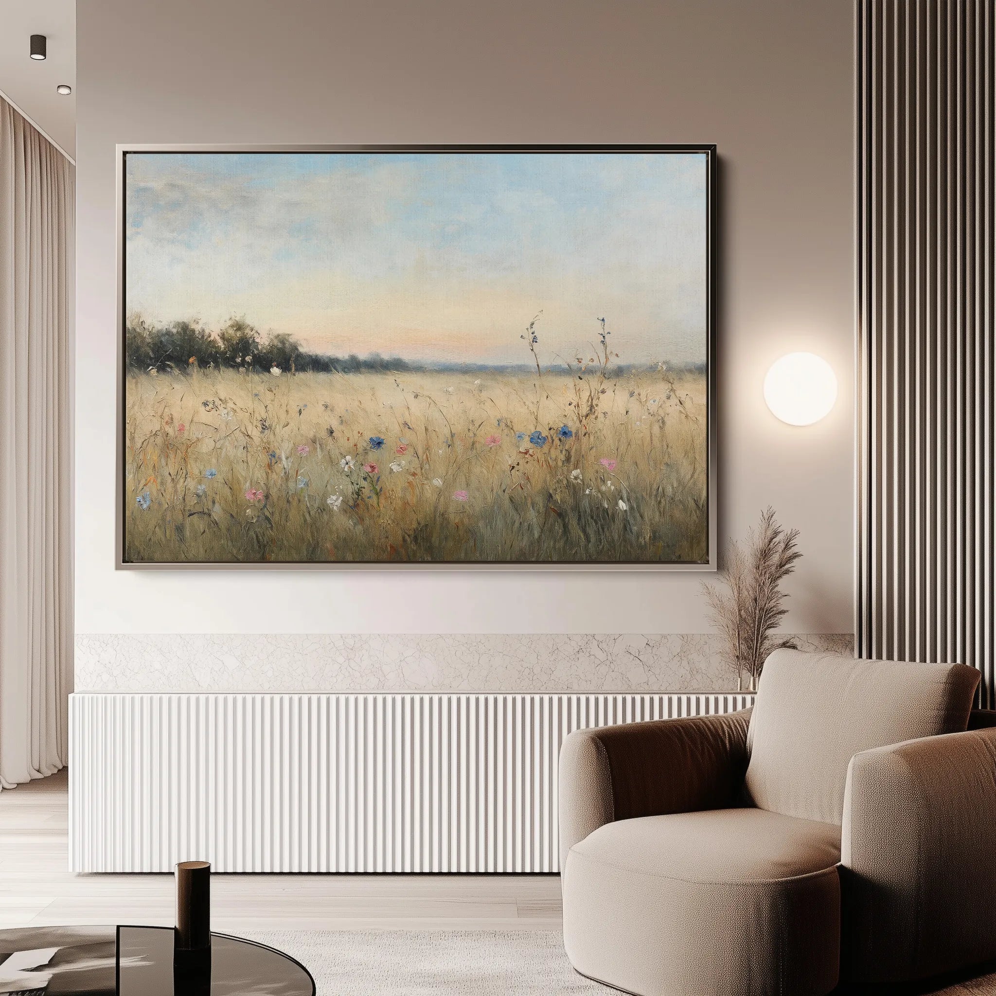 Abstract 2182 Canvas Art 60 x 40 cm / Black