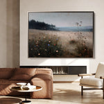 Abstract 2183 Canvas Art 60 x 40 cm / Black