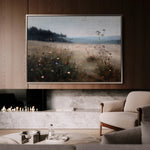 Abstract 2183 Canvas Art 60 x 40 cm / Black