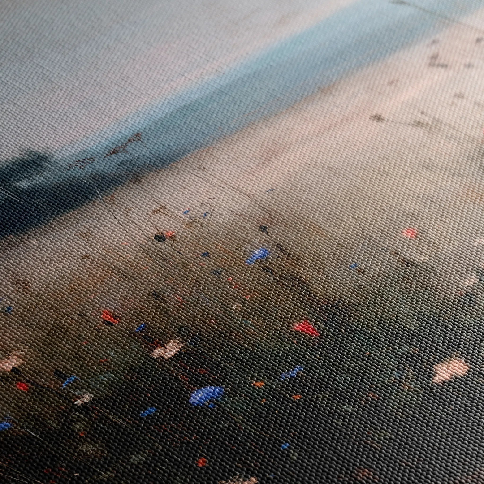 Abstract 2183 Canvas Art 60 x 40 cm / Black