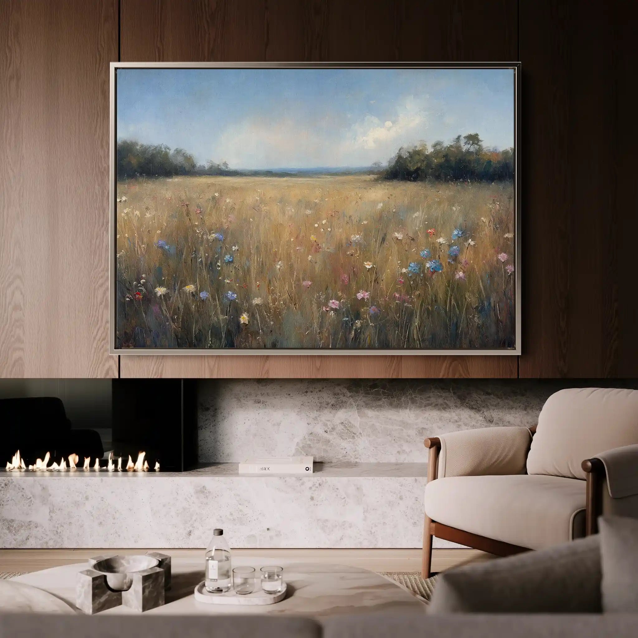 Abstract 2184 Canvas Art 60 x 40 cm / Black