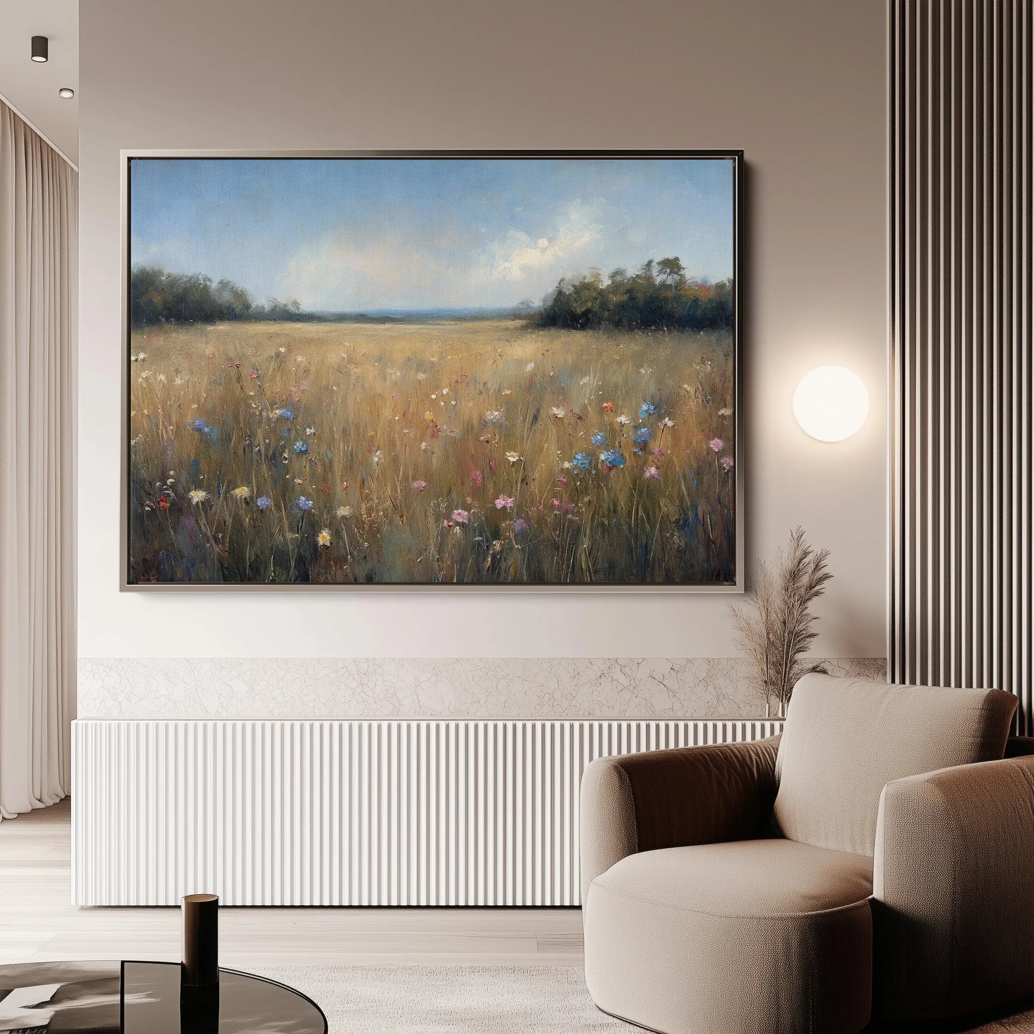 Abstract 2184 Canvas Art 60 x 40 cm / Black