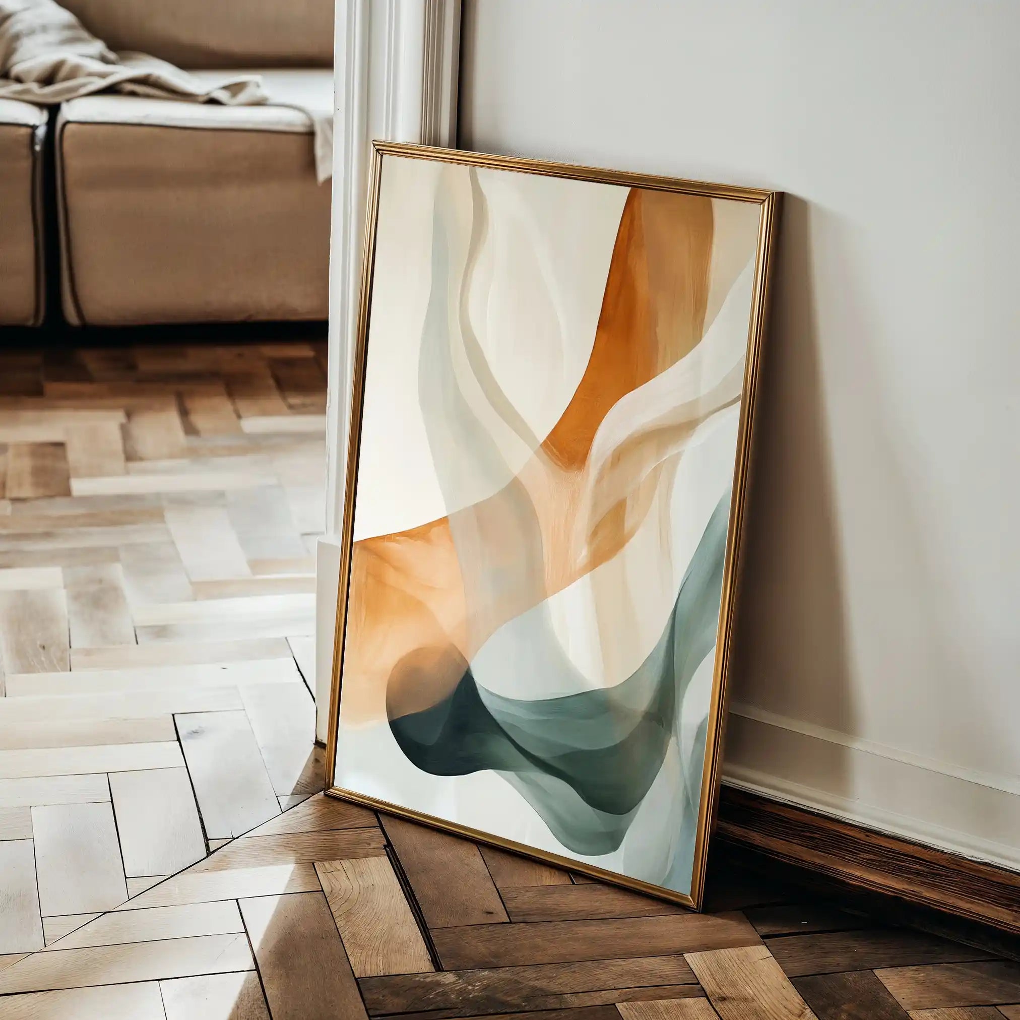 Abstract 2185 Canvas Art 60 x 40 cm / Black