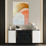 Boho 219 Canvas Art 60 x 40 cm / Black