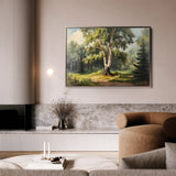Landscape 219 Canvas Art 60 x 40 cm / Black
