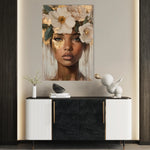 Portrait 219 Canvas Art 60 x 40 cm / Black
