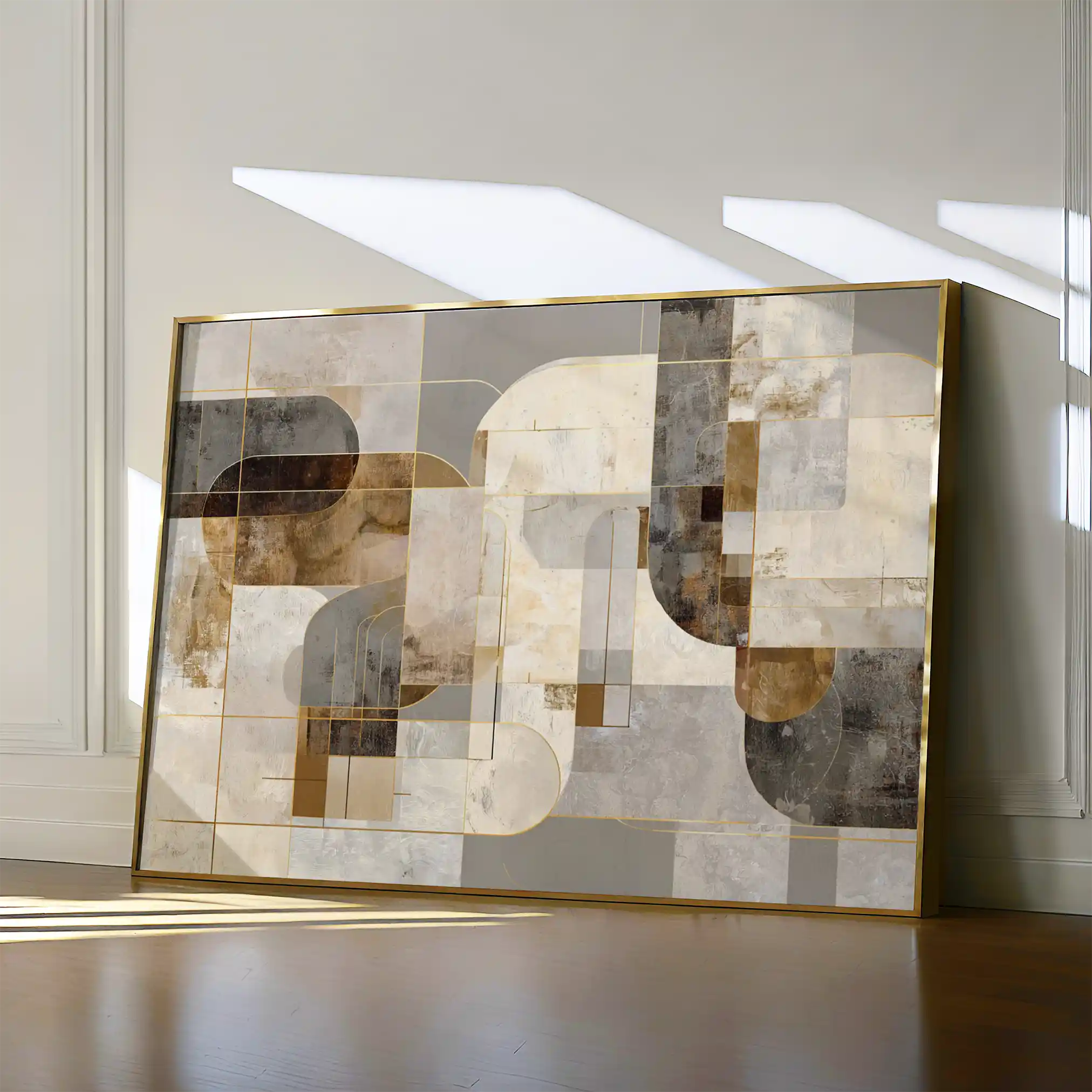 Abstract 2190 Canvas Art 60 x 40 cm / Black