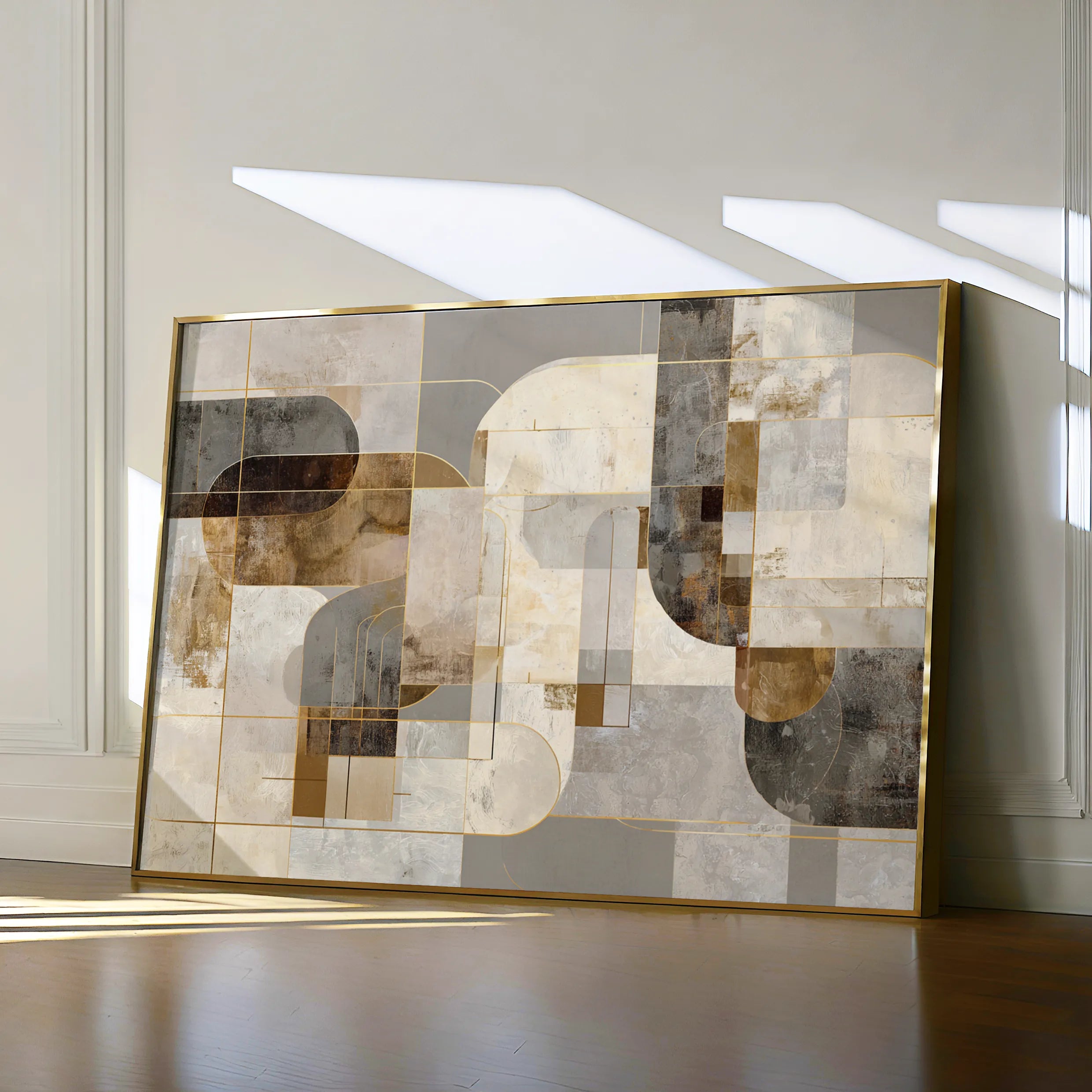 Abstract 2190 Canvas Art 60 x 40 cm / Black