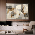 Abstract 2190 Canvas Art 60 x 40 cm / Black
