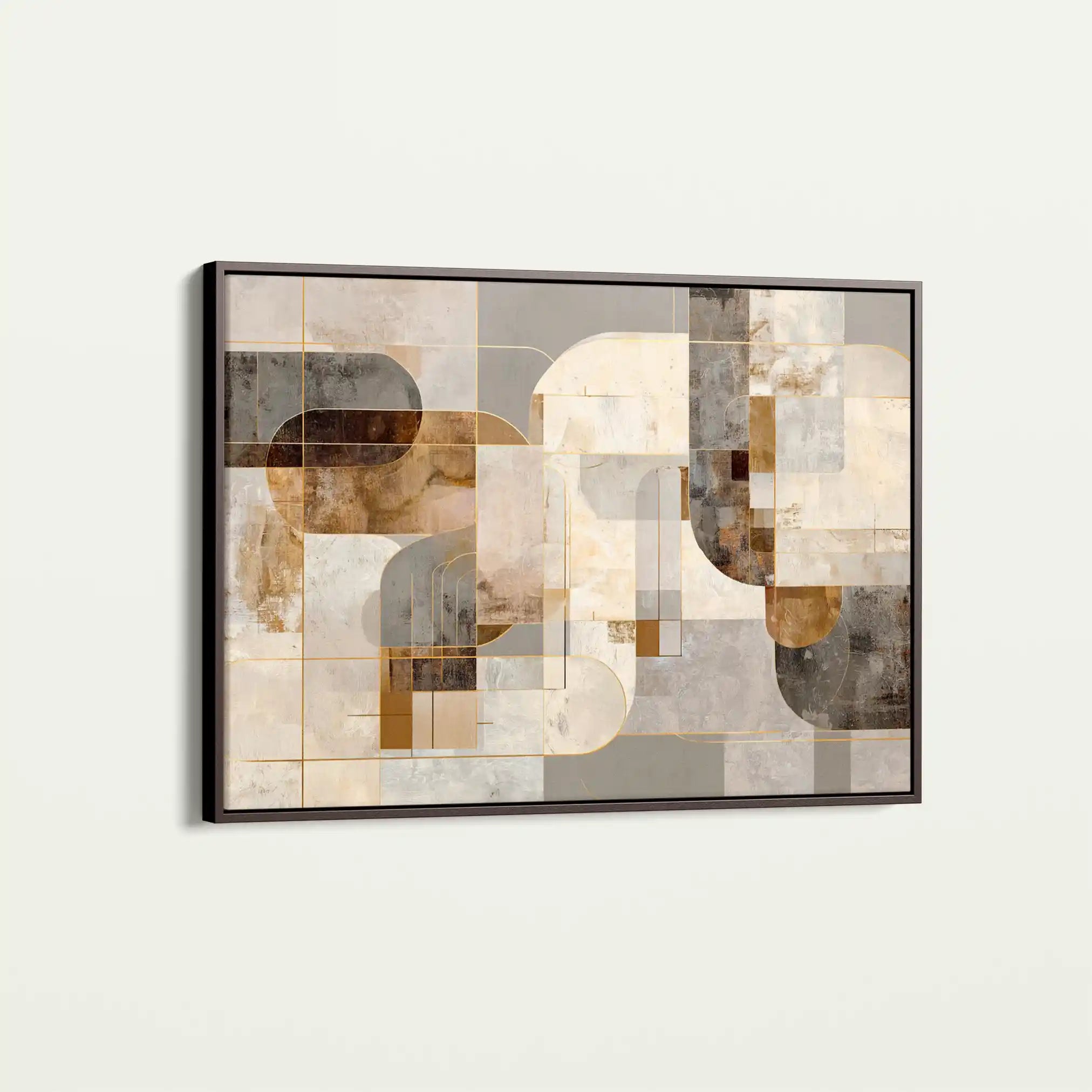 Abstract 2190 Canvas Art 60 x 40 cm / Black