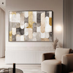 Abstract 2191 Canvas Art 60 x 40 cm / Black