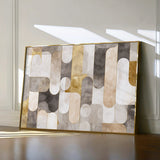 Abstract 2191 Canvas Art 60 x 40 cm / Black