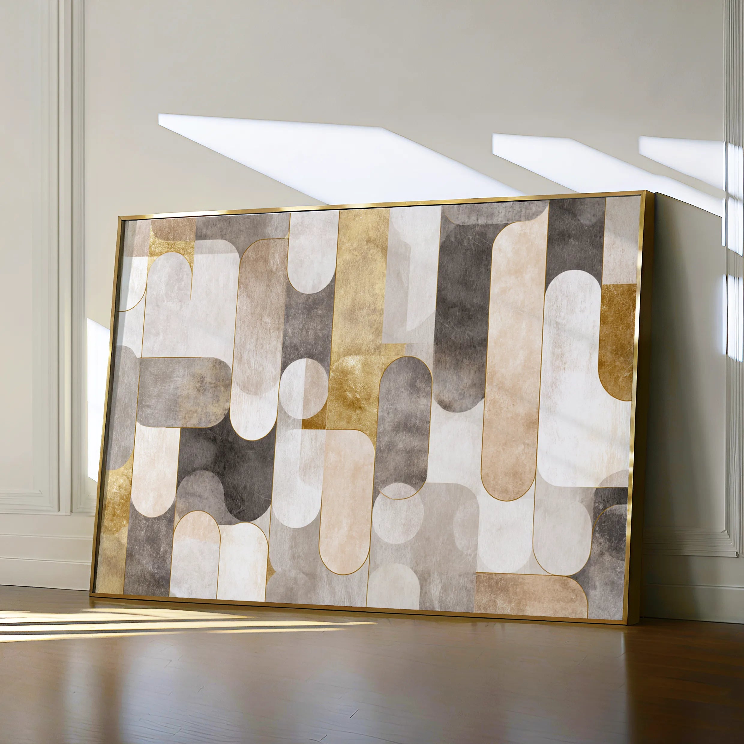 Abstract 2191 Canvas Art 60 x 40 cm / Black