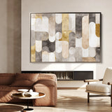 Abstract 2191 Canvas Art 60 x 40 cm / Black