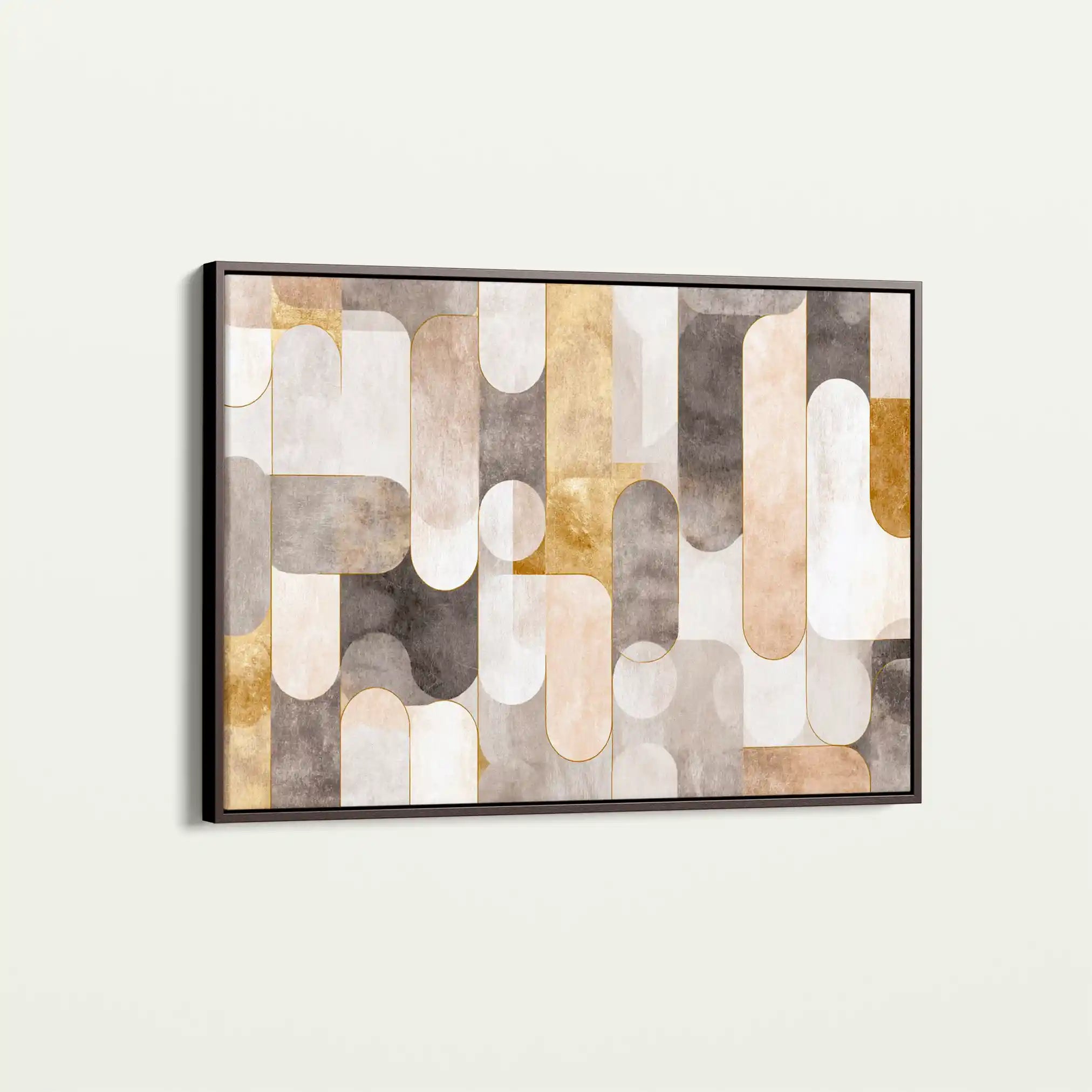 Abstract 2191 Canvas Art 60 x 40 cm / Black