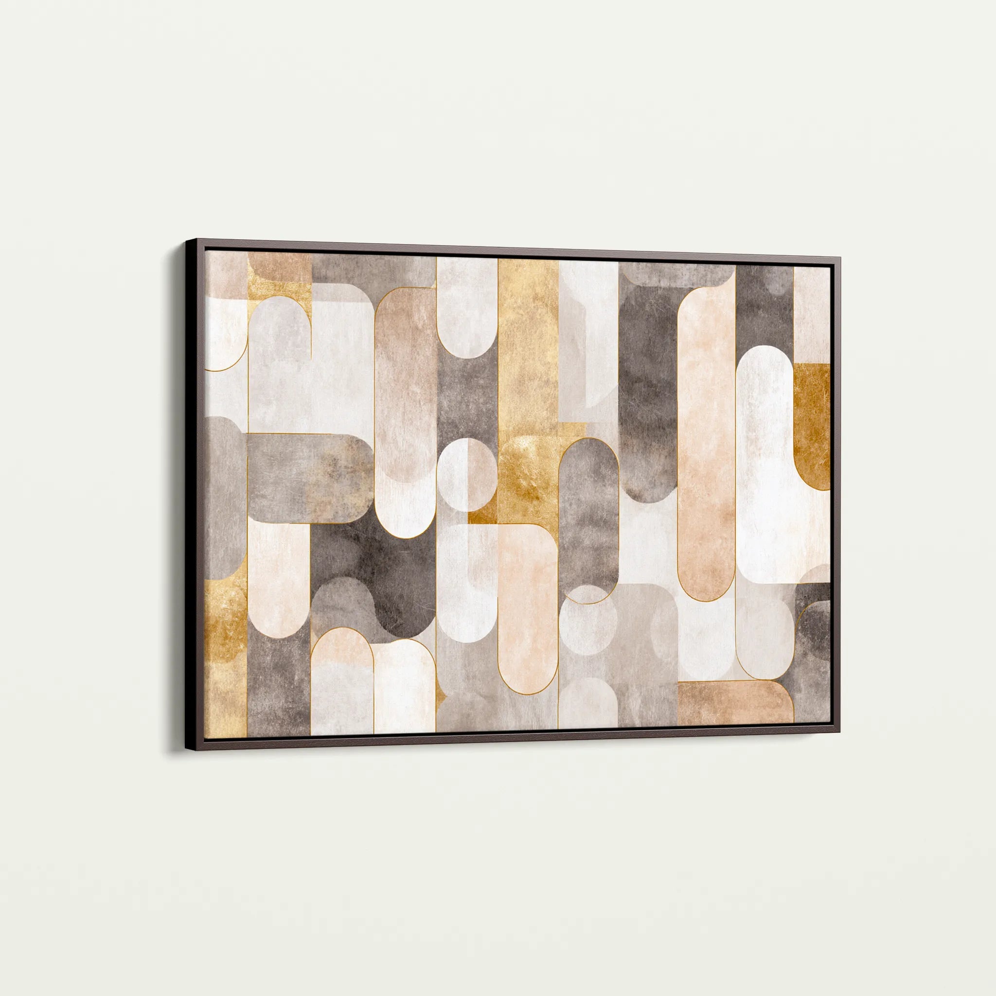 Abstract 2191 Canvas Art 60 x 40 cm / Black