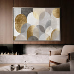 Abstract 2192 Canvas Art 60 x 40 cm / Black