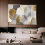 Abstract 2192 Canvas Art 60 x 40 cm / Black