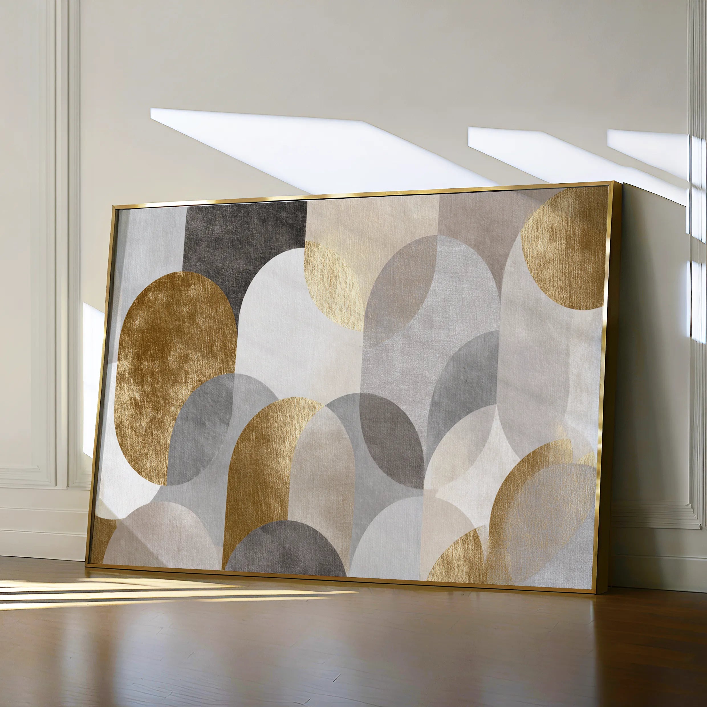 Abstract 2192 Canvas Art 60 x 40 cm / Black