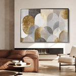 Abstract 2192 Canvas Art 60 x 40 cm / Black