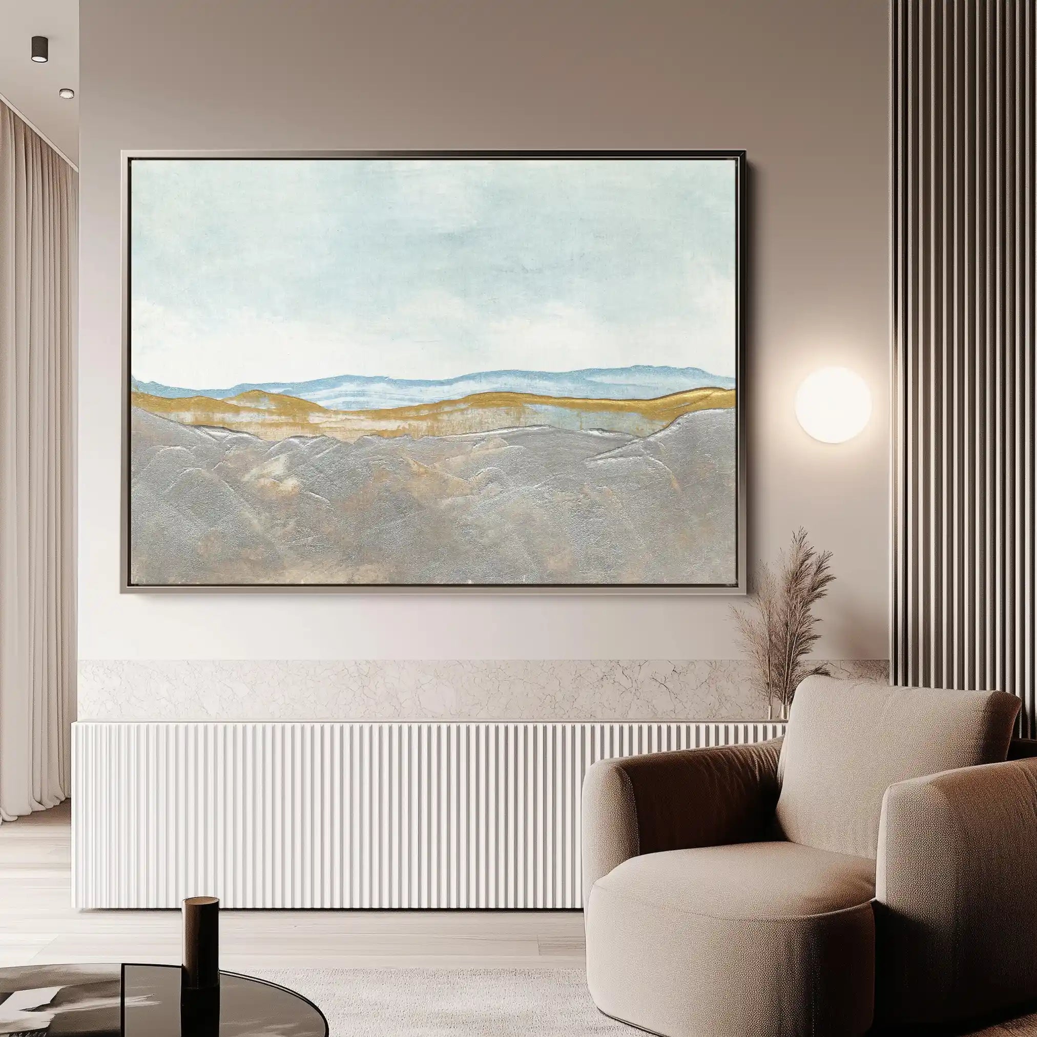 Abstract 220 Canvas Art 60 x 40 cm / Black