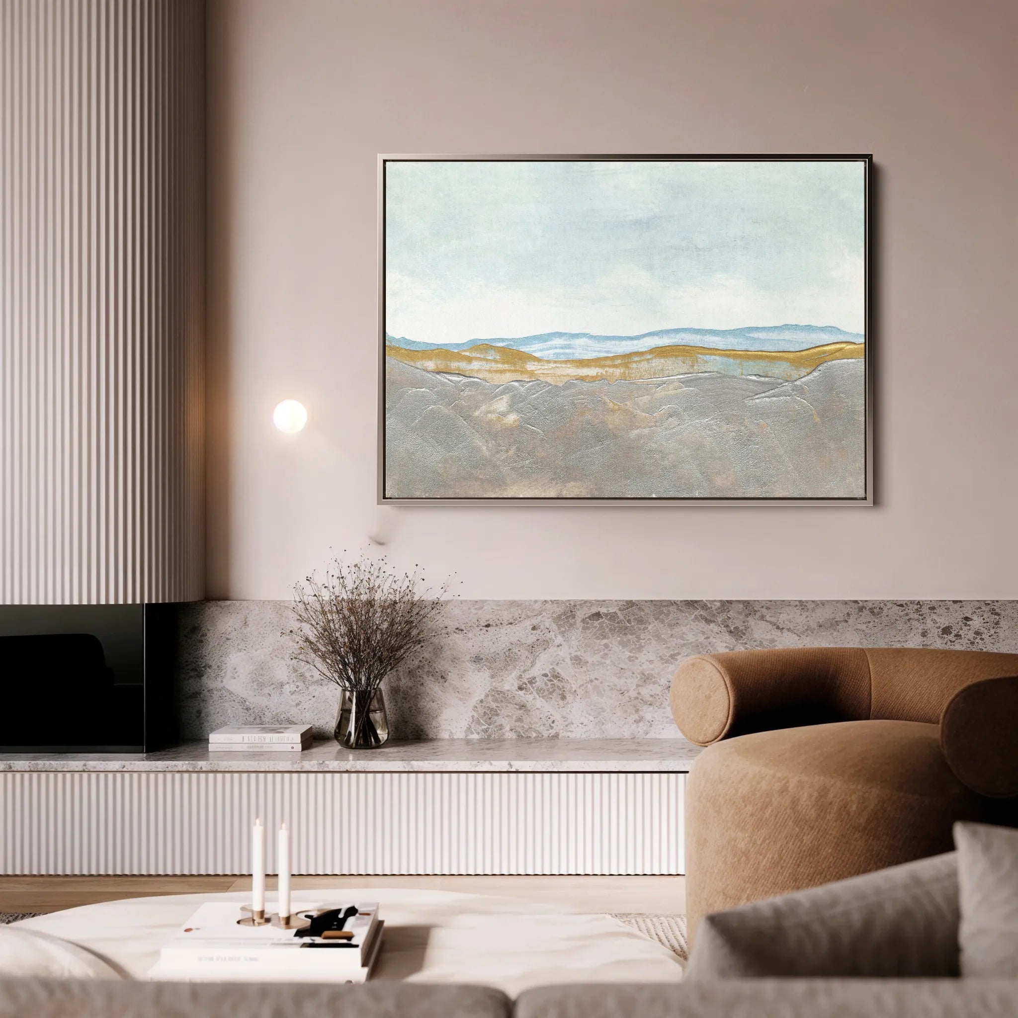 Abstract 220 Canvas Art 60 x 40 cm / Black