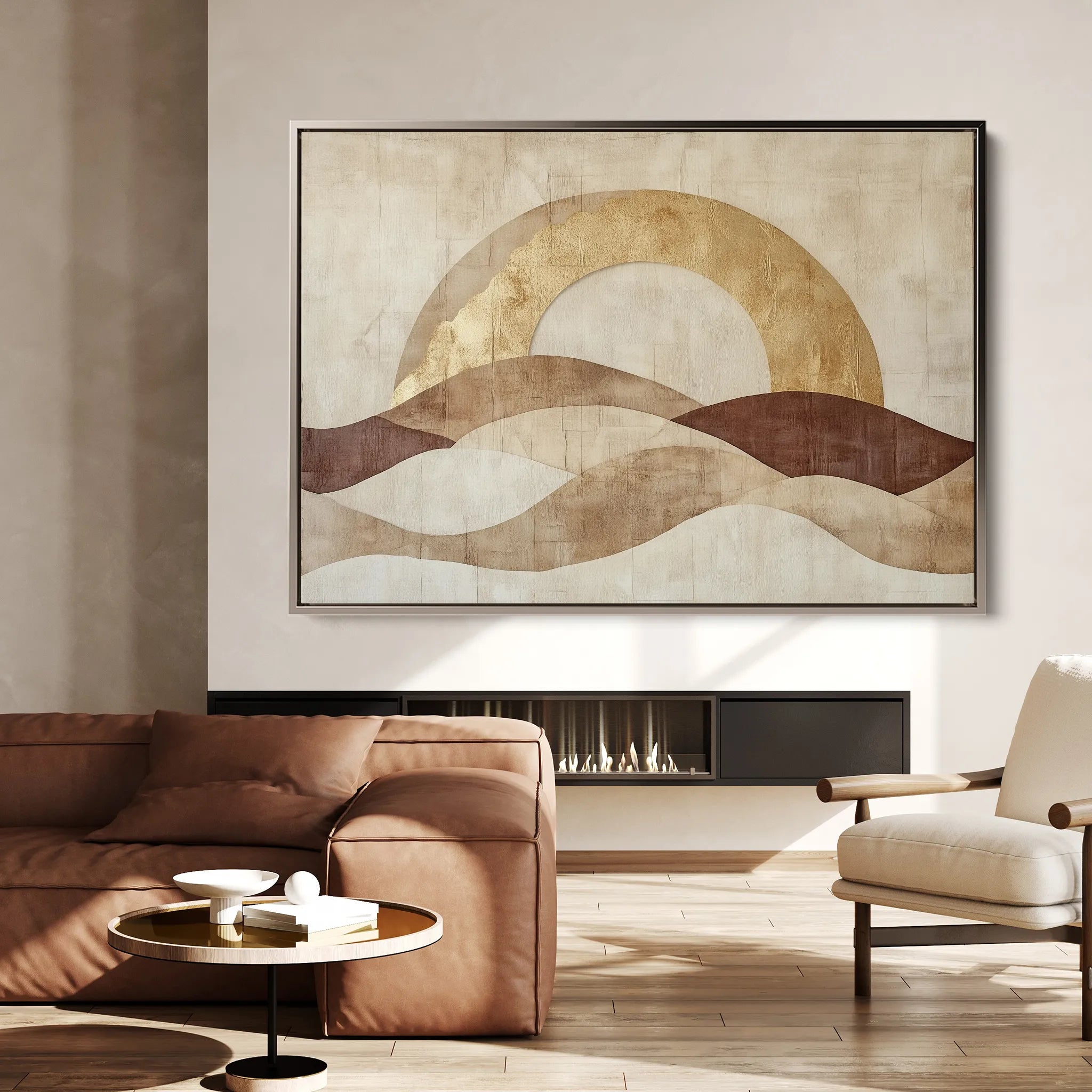Boho 220 Canvas Art 60 x 40 cm / Black