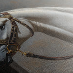 Horses 220 Canvas Art 60 x 40 cm / Black