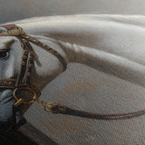 Horses 220 Canvas Art 60 x 40 cm / Black