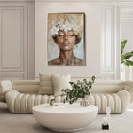 Portrait 220 Canvas Art 60 x 40 cm / Black